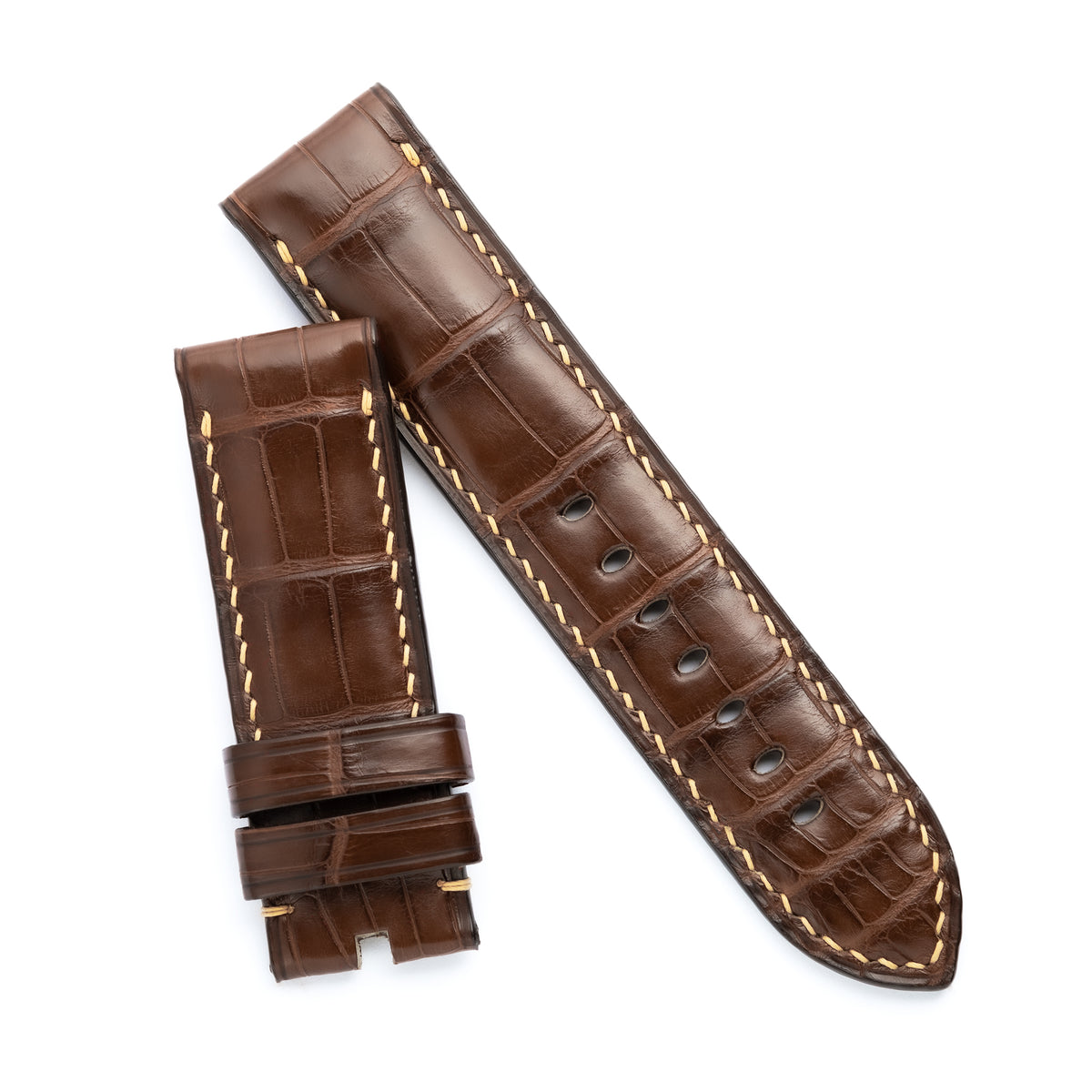 EB Alligator Watch Strap | CENTURY WATCH STRAPS – Century Watch Straps